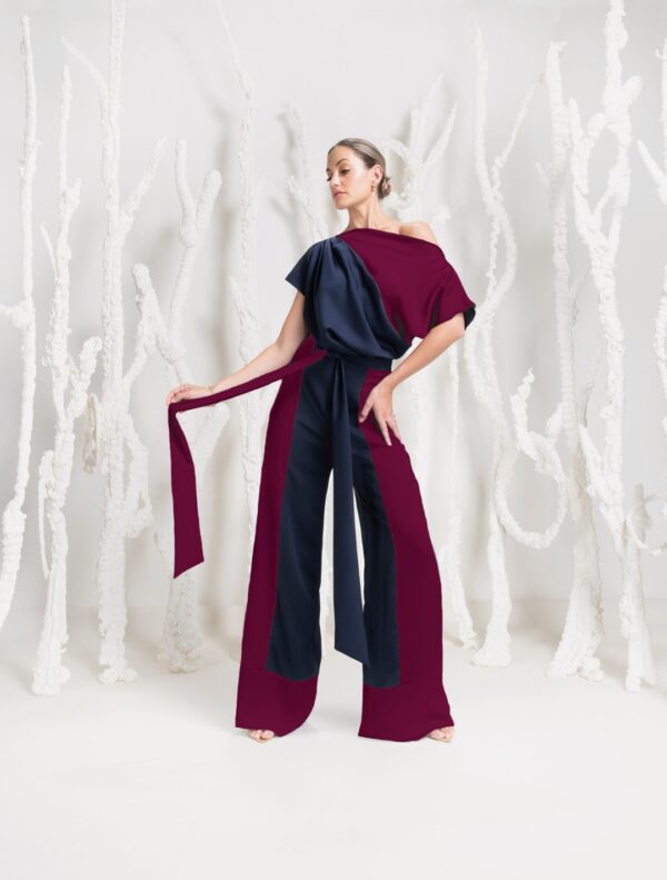 kimi jumpsuit navy mulberry