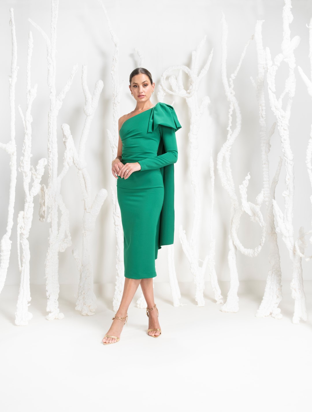 KEVAN JON KRYSTAL EMERALD GREEN | WEDDING GUEST KEVAN JON KRYSTAL EMERALD GREEN | WEDDING GUEST