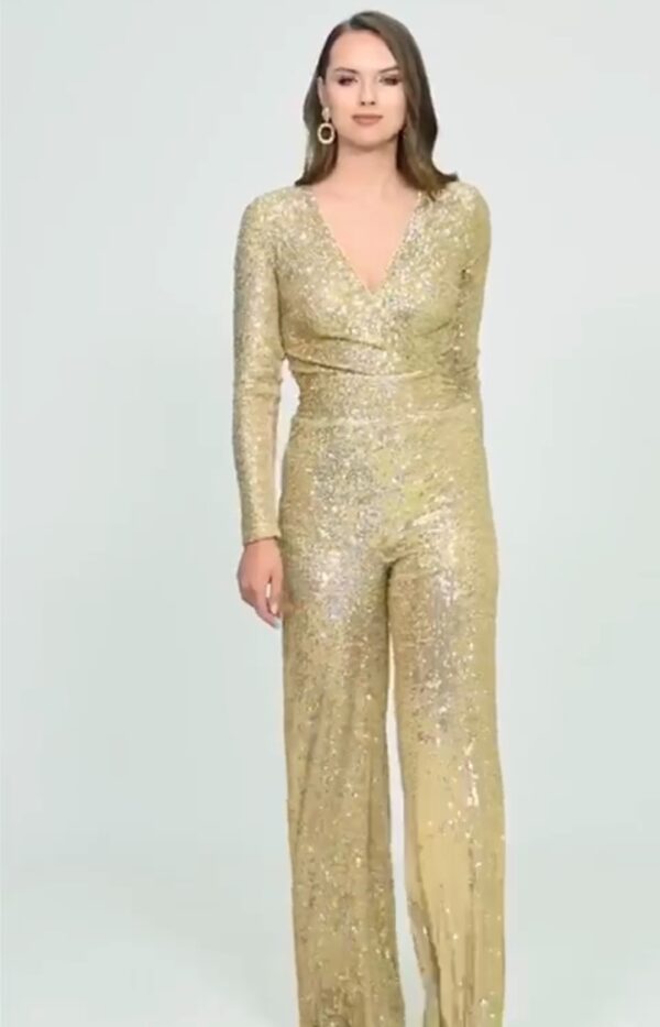 olympia gold jumpsuit