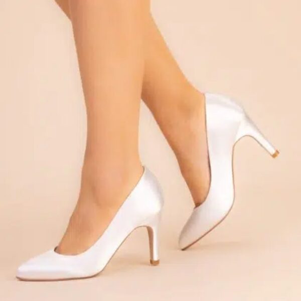 PERFECT BRIDAL PARKER COURT SHOE IVORY